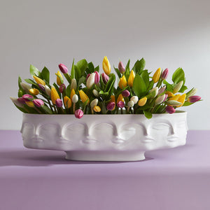   Unglazed Porcelain Long Bowl | Oroa.com