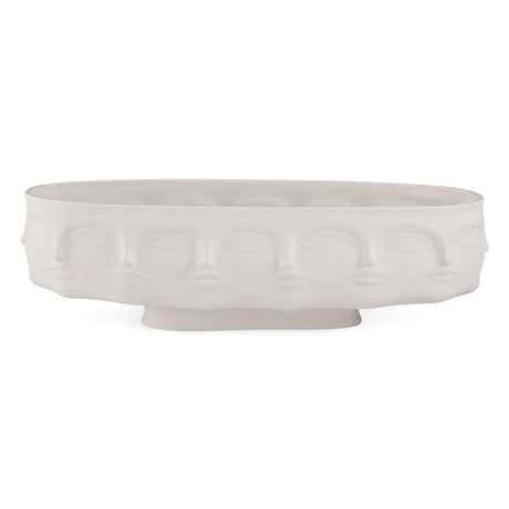   Unglazed Porcelain Long Bowl | Oroa.com