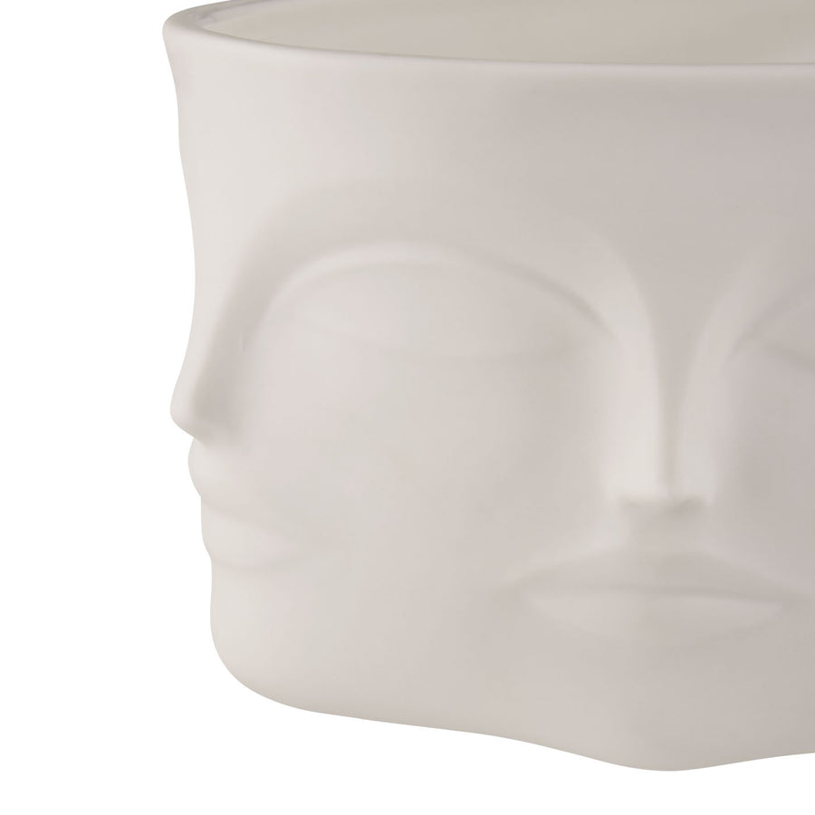   Unglazed Porcelain Long Bowl | Oroa.com