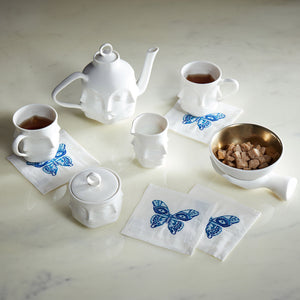   White Porcelain Face Teapot | Oroa.com