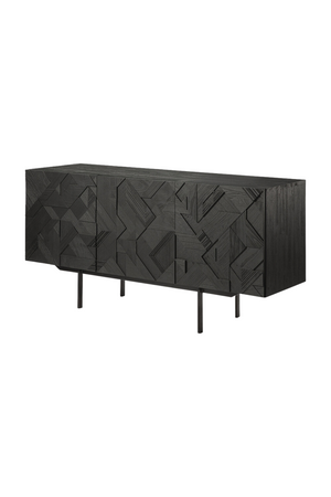   Black Teak Sideboard | Oroa.com
