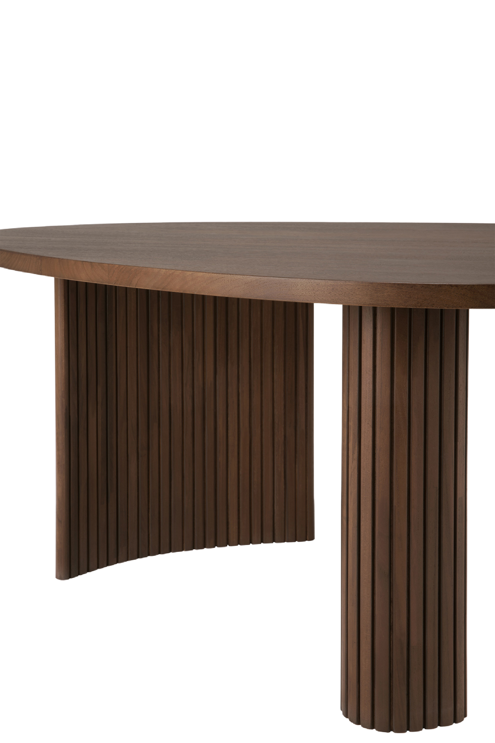   Teak Pebble-Shaped Coffee Table | Oroa.com