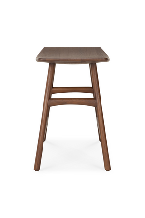   Varnished Teak Stool | Oroa.com