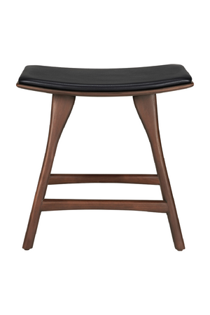   Varnished Teak Stool | Oroa.com