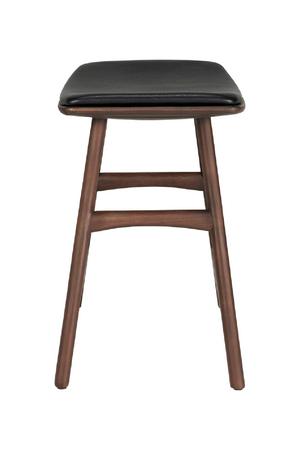   Varnished Teak Stool | Oroa.com
