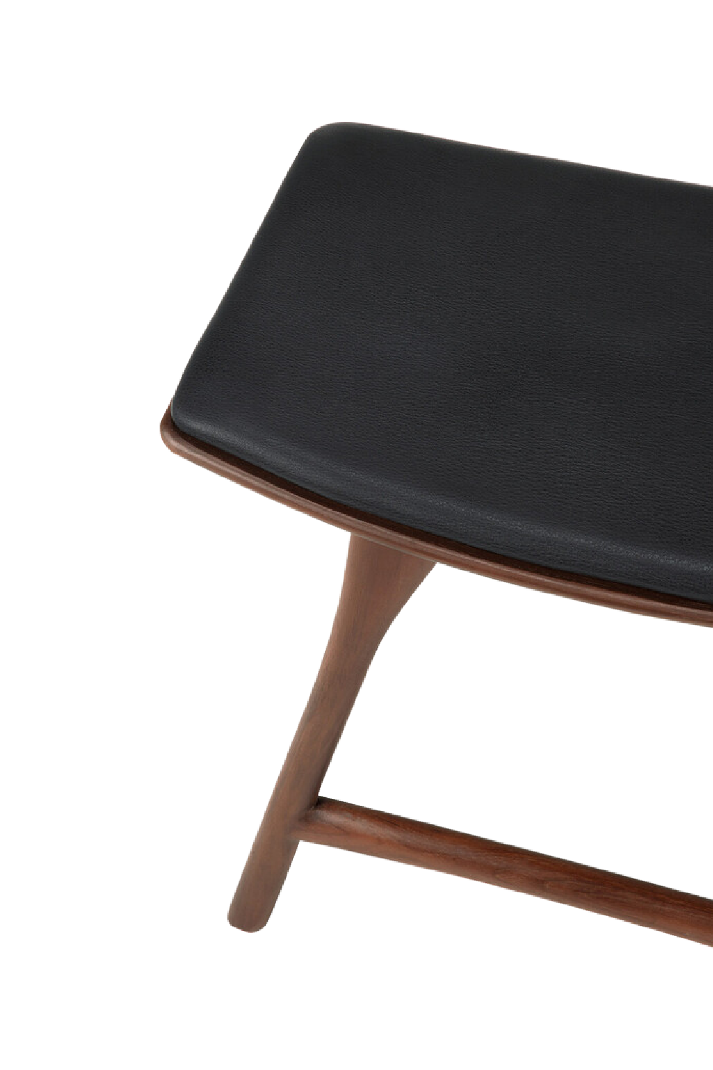   Varnished Teak Stool | Oroa.com