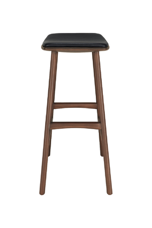   Varnished Teak Counter Stool | Oroa.com