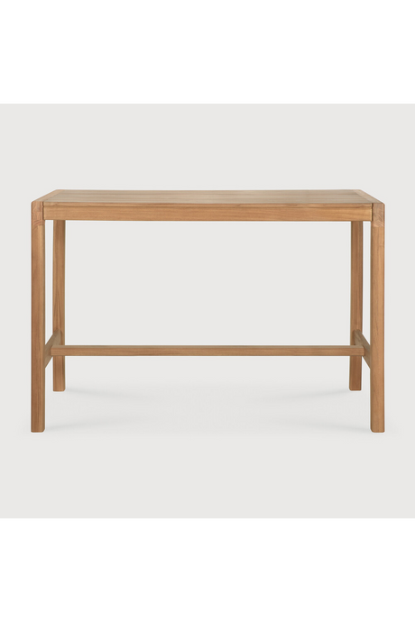   Natural Teak Outdoor Bar Table | Oroa.com