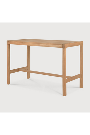   Natural Teak Outdoor Bar Table | Oroa.com