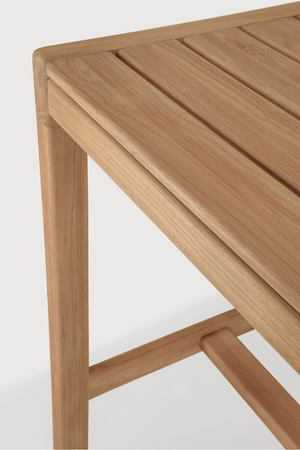   Natural Teak Outdoor Bar Table | Oroa.com