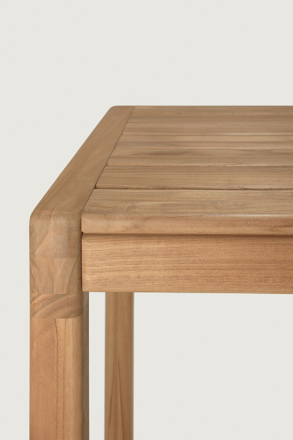   Natural Teak Outdoor Bar Table | Oroa.com