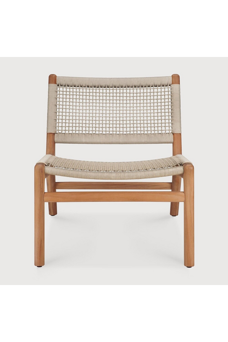   Beige Woven Outdoor Lounge Chair | Oroa.com