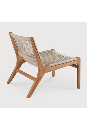   Beige Woven Outdoor Lounge Chair | Oroa.com