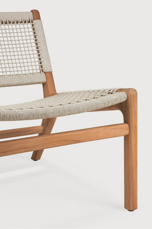   Beige Woven Outdoor Lounge Chair | Oroa.com