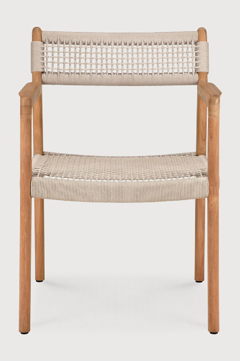   Beige Woven Outdoor Dining Chair | Oroa.com