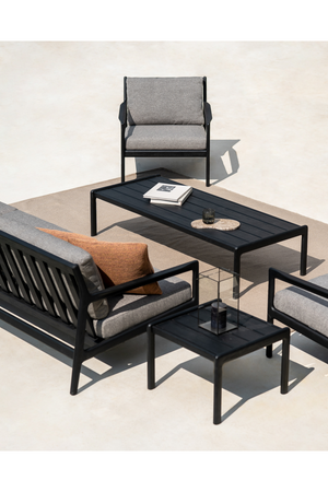   Black Teak Outdoor Lounge Chair | Oroa.com