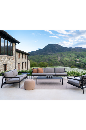   Black Teak Outdoor Lounge Chair | Oroa.com