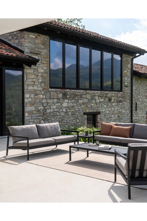   Black Teak Outdoor Lounge Chair | Oroa.com