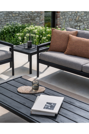   Black Teak Outdoor Lounge Chair | Oroa.com