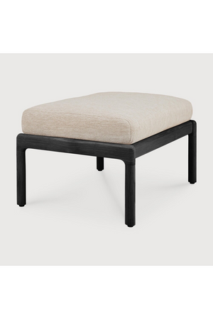   Teak Cushioned Outdoor Stool | Oroa.com