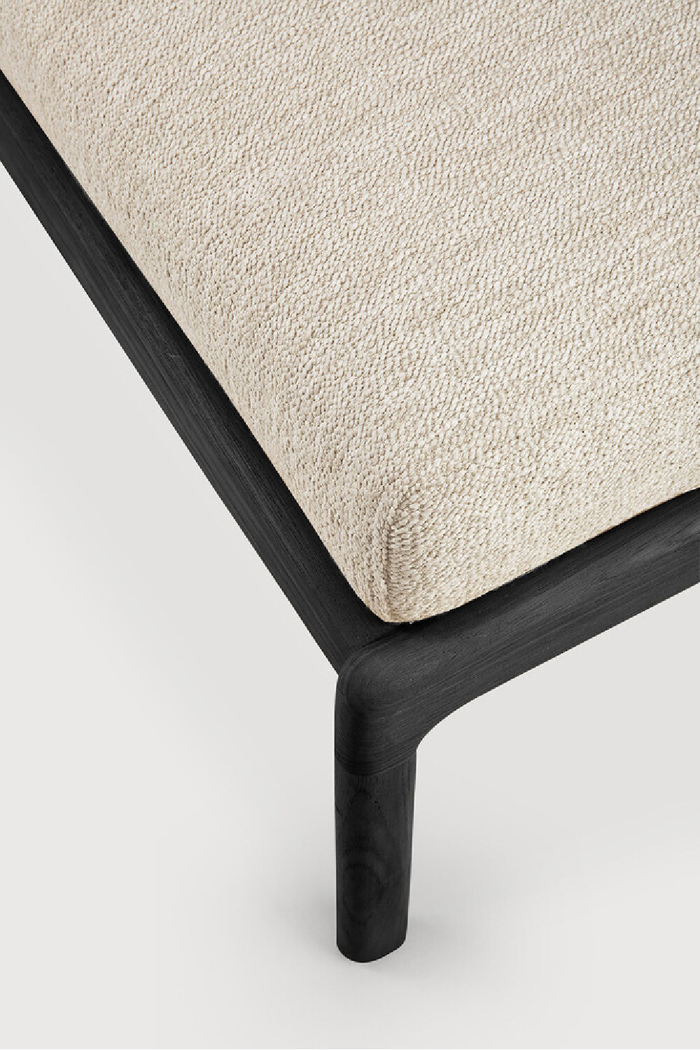   Teak Cushioned Outdoor Stool | Oroa.com