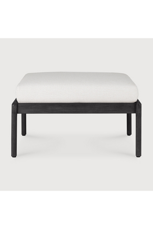   Teak Cushioned Outdoor Stool | Oroa.com