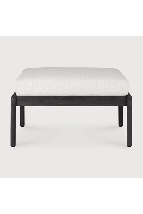  Teak Cushioned Outdoor Stool | Oroa.com