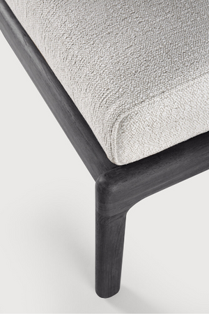   Teak Cushioned Outdoor Stool | Oroa.com