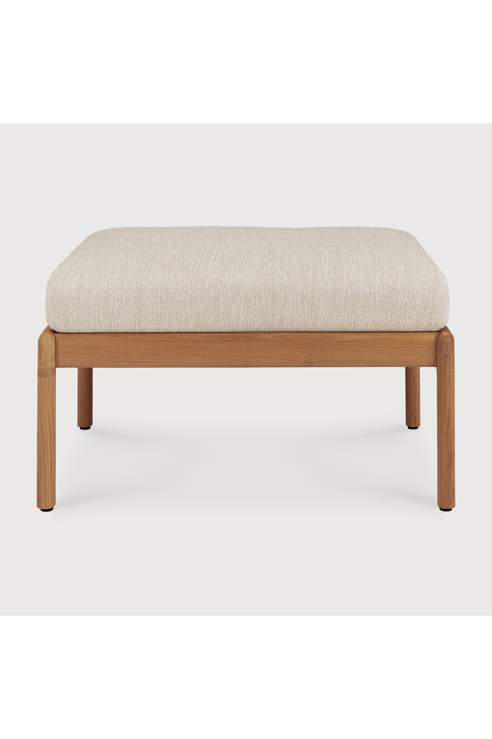   Natural Teak Outdoor Ottoman | Oroa.com