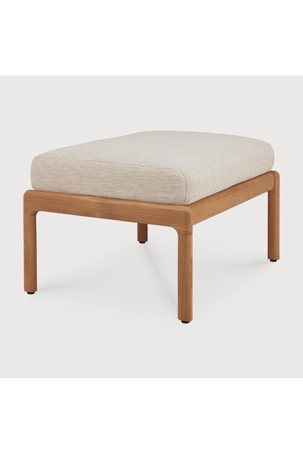   Natural Teak Outdoor Ottoman | Oroa.com