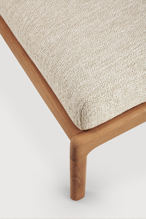   Natural Teak Outdoor Ottoman | Oroa.com