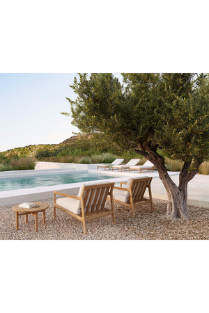   Teak Adjustable Outdoor Lounger | Oroa.com