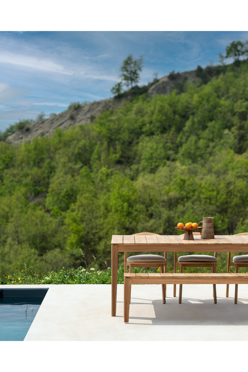   Teak Outdoor Dining Table | Oroa.com