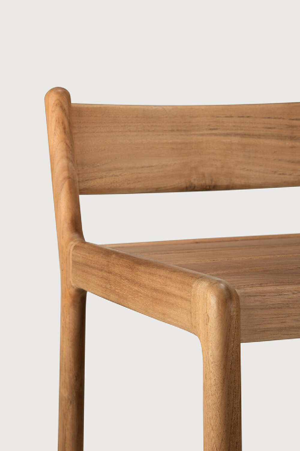   Natural Teak Outdoor Bar Stool | Oroa.com