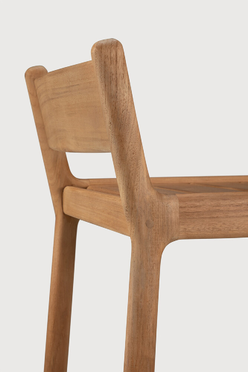   Natural Teak Outdoor Bar Stool | Oroa.com