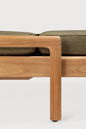   Teak Wheeled Adjustable Outdoor Lounger | Oroa.com