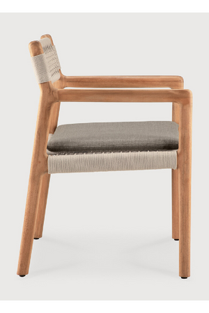   Beige Woven Outdoor Dining Chair | Oroa.com