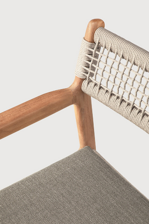   Beige Woven Outdoor Dining Chair | Oroa.com