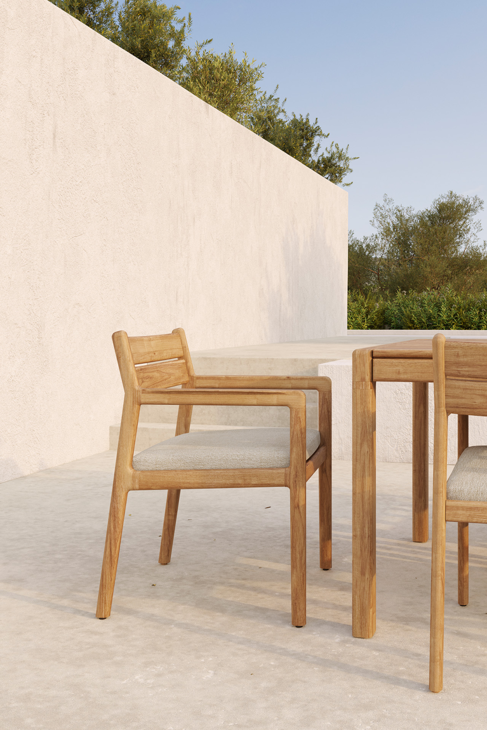   Teak Outdoor Dining Chair | Oroa.com