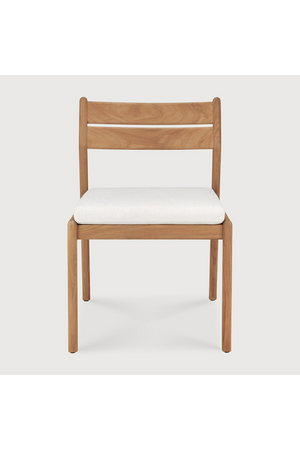   Teak Padded Outdoor Dining Chair | Oroa.com