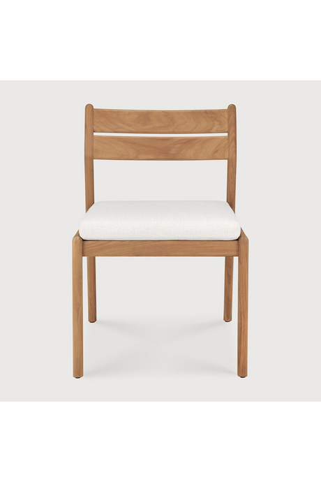   Teak Padded Outdoor Dining Chair | Oroa.com