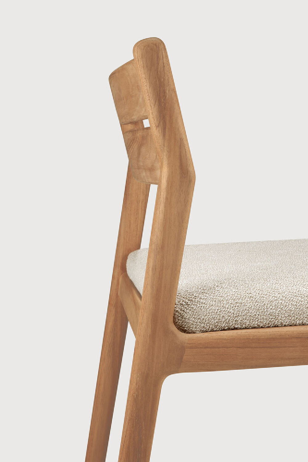   Teak Padded Outdoor Dining Chair | Oroa.com