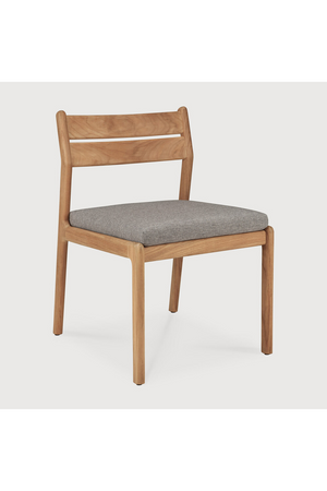   Teak Padded Outdoor Dining Chair | Oroa.com