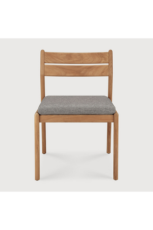   Teak Padded Outdoor Dining Chair | Oroa.com