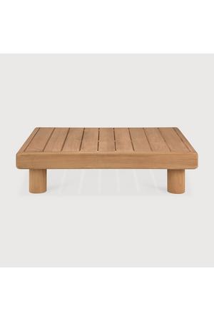   Slatted Teak Outdoor Coffee Table | Oroa.com