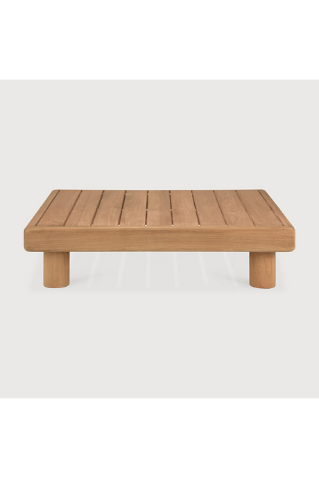   Slatted Teak Outdoor Coffee Table | Oroa.com
