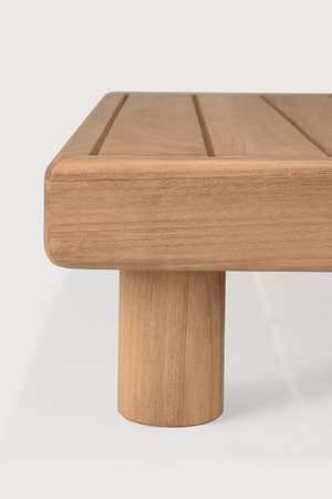   Slatted Teak Outdoor Coffee Table | Oroa.com