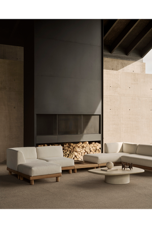   Slatted Teak Outdoor Coffee Table | Oroa.com