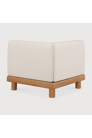   White Outdoor Modular End Sofa | Oroa.com