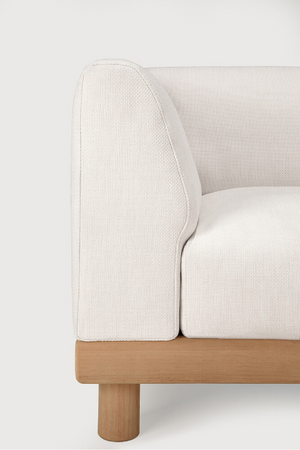   White Outdoor Modular End Sofa | Oroa.com